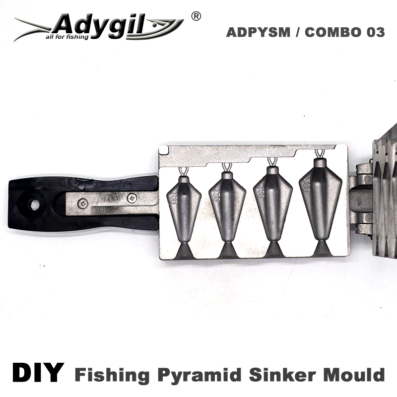 Adygil DIY Pyramid Sinker Moul - Fishing Depth Finder review and price